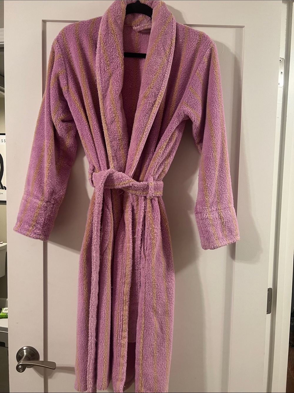 Brooklinen Striped Bath Robe - Picture 2 of 9
